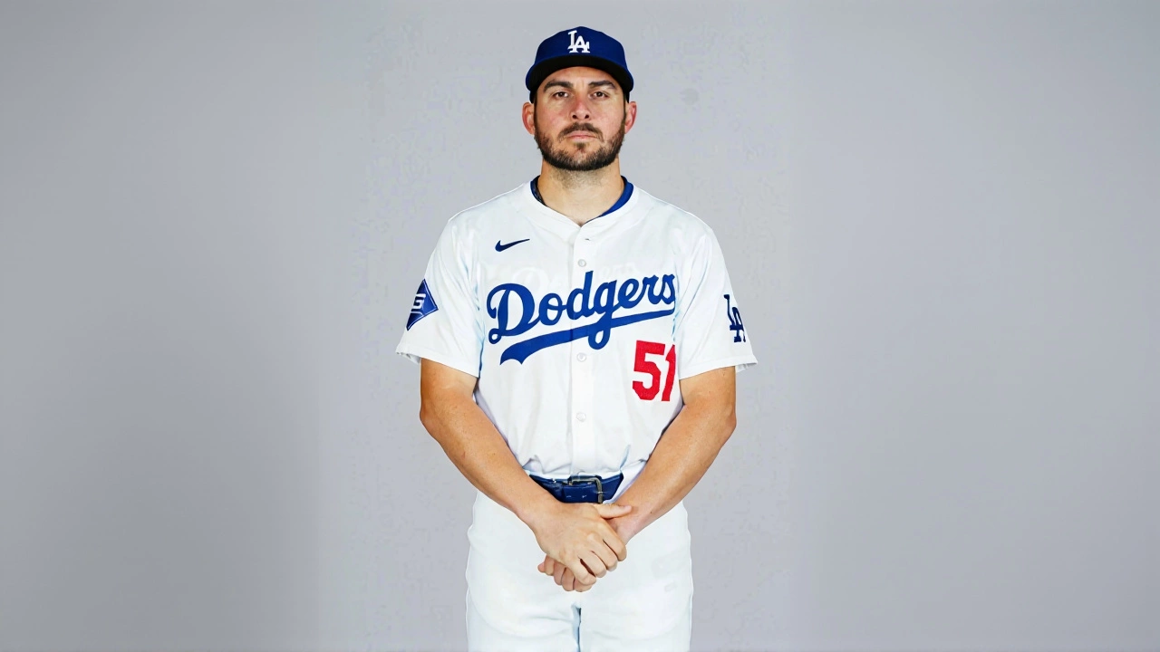 Dodgers Players Honor Alex Vesia with #51 Patches in World Series Game 3